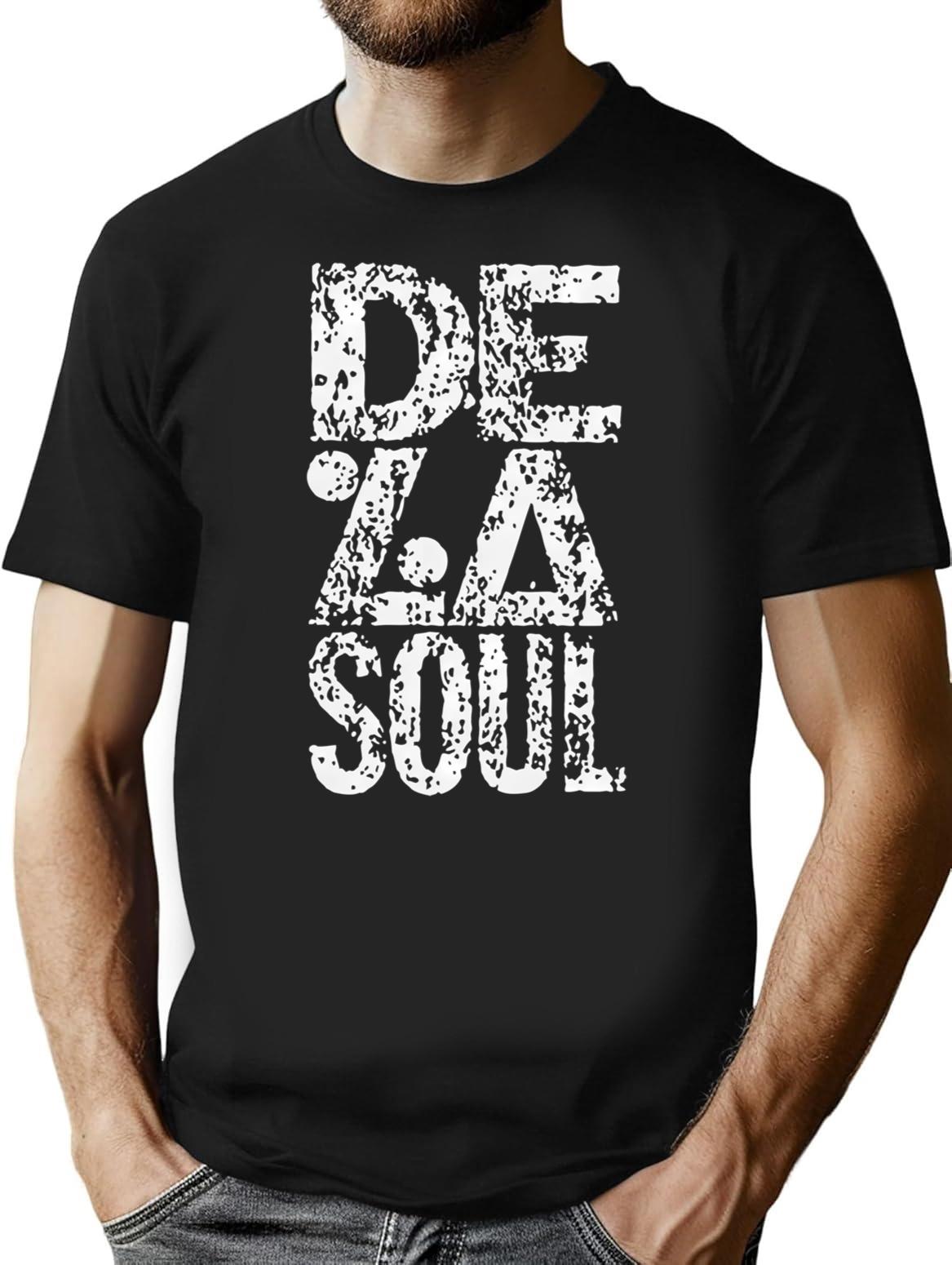 Public Figure Alternative Hip Hop Pioneer De La Soulcool Gift T-Shirt for Men & Women, T-Shirts Graphic Tee - Black