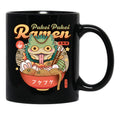 Pukei Pukei Ramen Vintage Black Coffee Mug, Gift Coffee Mug - Black