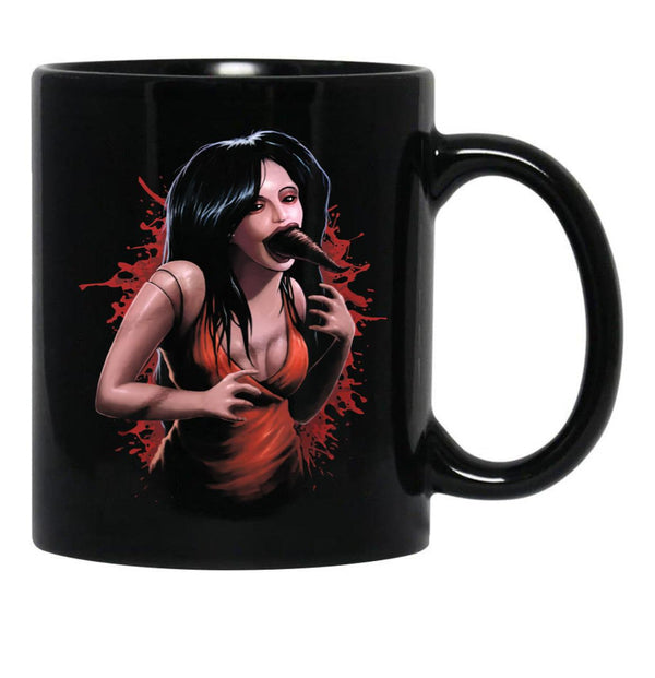 Puppet Master Leech Woman Black Coffee Mug, Gift Coffee Mug - Black