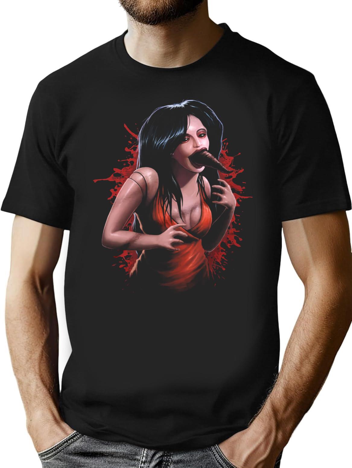 Puppet Master Leech Woman Premium Heavyweight Cotton T-Shirt - Black
