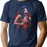Puppet Master Leech Woman Premium Heavyweight Cotton T-Shirt - Navy