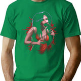 Puppet Master Leech Woman Premium Heavyweight Cotton T-Shirt - Green