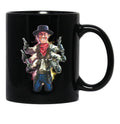 Puppet Master Six Shooter Black Coffee Mug, Gift Coffee Mug - Black