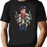 Puppet Master Six Shooter Premium Heavyweight Cotton T-Shirt - Black