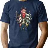 Puppet Master Six Shooter Premium Heavyweight Cotton T-Shirt - Navy