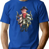 Puppet Master Six Shooter Premium Heavyweight Cotton T-Shirt - Blue