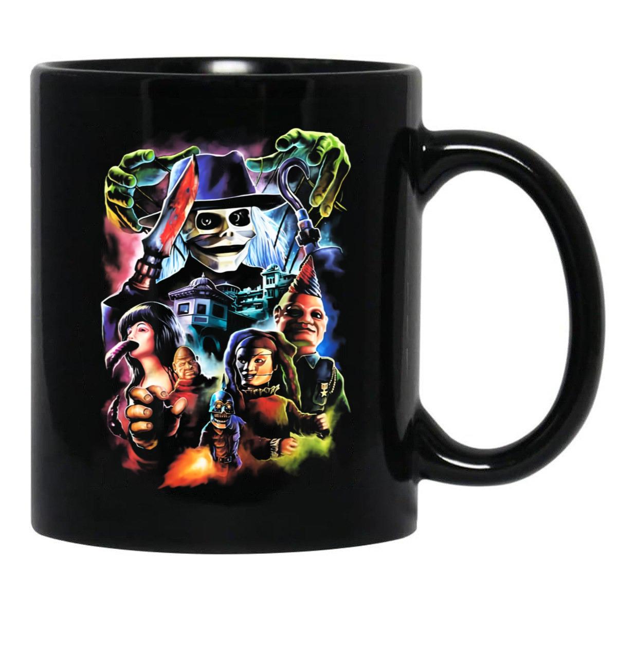 Puppet Master Sneak Attack Black Coffee Mug, Gift Coffee Mug - Black