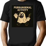 Purranormal Activity T-Shirt for Men & Women, T-Shirts Graphic Tee - Black