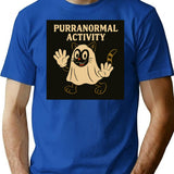 Purranormal Activity T-Shirt for Men & Women, T-Shirts Graphic Tee - Blue