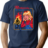 Pyrokinesis For Beginners T-Shirt for Men & Women, T-Shirts Graphic Tee - Navy