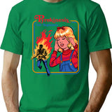Pyrokinesis For Beginners T-Shirt for Men & Women, T-Shirts Graphic Tee - Green