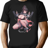 Quency Cover T-Shirt for Men & Women, T-Shirts Graphic Tee - Black