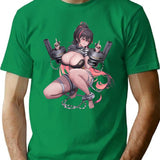 Quency Cover T-Shirt for Men & Women, T-Shirts Graphic Tee - Green