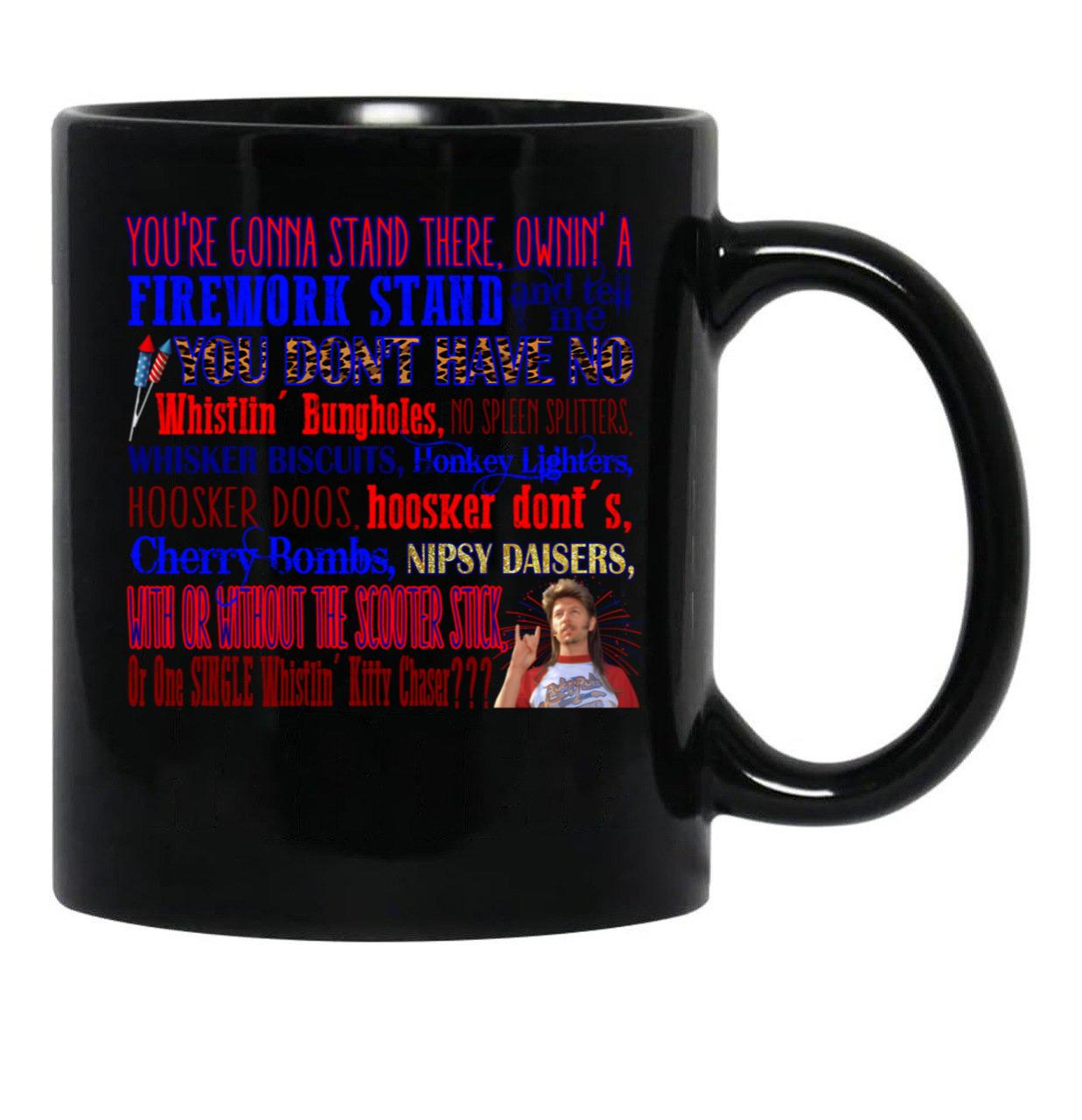 Quote Joe Dirt Tank Top Unisex For Women 4Th Of July Joe Dirt Tank Joe Dirt Funny Mug Black Coffee Mug - Black