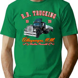 R.D. Trucking V.2 T-Shirt for Men & Women, T-Shirts Graphic Tee - Green