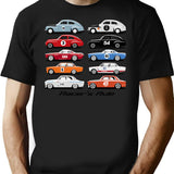 Racer'S Rule T-Shirt for Men & Women, T-Shirts Graphic Tee - Black