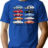 Racer'S Rule T-Shirt for Men & Women, T-Shirts Graphic Tee - Blue