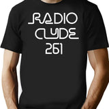 Radio Clyde T-Shirt for Men & Women, T-Shirts Graphic Tee - Black