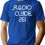 Radio Clyde T-Shirt for Men & Women, T-Shirts Graphic Tee - Blue