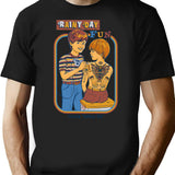 Rainy Day Fun T-Shirt for Men & Women, T-Shirts Graphic Tee - Black