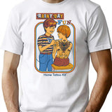 Rainy Day Fun T-Shirt for Men & Women, T-Shirts Graphic Tee - White