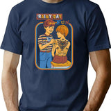 Rainy Day Fun T-Shirt for Men & Women, T-Shirts Graphic Tee - Navy