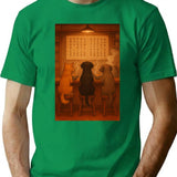 Ramen And Friends T-Shirt for Men & Women, T-Shirts Graphic Tee - Green