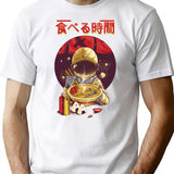 Ramen Astronaut Vintage Kawaii Otaku Japanese Noodles T-Shirt for Men & Women, T-Shirts Graphic Tee - White