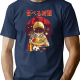 Ramen Astronaut Vintage Kawaii Otaku Japanese Noodles T-Shirt for Men & Women, T-Shirts Graphic Tee - Navy