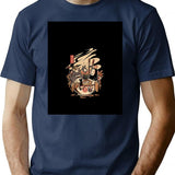 Ramen Noodle T-Shirt for Men & Women, T-Shirts Graphic Tee - Navy
