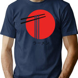 Ramen T-Shirt for Men & Women, T-Shirts Graphic Tee - Navy
