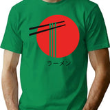 Ramen T-Shirt for Men & Women, T-Shirts Graphic Tee - Green