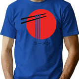 Ramen T-Shirt for Men & Women, T-Shirts Graphic Tee - Blue