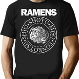 Ramens Funny Retro Pop Punk Rock Ramen Food Vintage (1) T-Shirt for Men & Women, T-Shirts Graphic Tee - Black