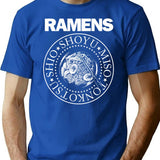 Ramens Funny Retro Pop Punk Rock Ramen Food Vintage (1) T-Shirt for Men & Women, T-Shirts Graphic Tee - Blue