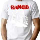Rancid Band T-Shirt for Men & Women, T-Shirts Graphic Tee - White
