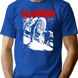 Rancid Band T-Shirt for Men & Women, T-Shirts Graphic Tee - Blue