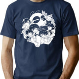 Ranma T-Shirt for Men & Women, T-Shirts Graphic Tee - Navy
