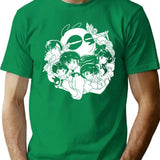 Ranma T-Shirt for Men & Women, T-Shirts Graphic Tee - Green