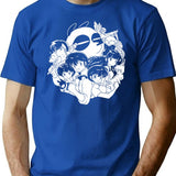 Ranma T-Shirt for Men & Women, T-Shirts Graphic Tee - Blue