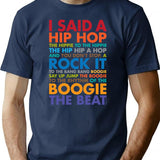 Rappers Delight - Old School Hip Hop T-Shirt for Men & Women, T-Shirts Graphic Tee - Navy