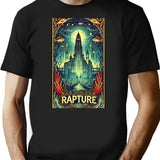 Rapture T-Shirt for Men & Women, T-Shirts Graphic Tee - Black