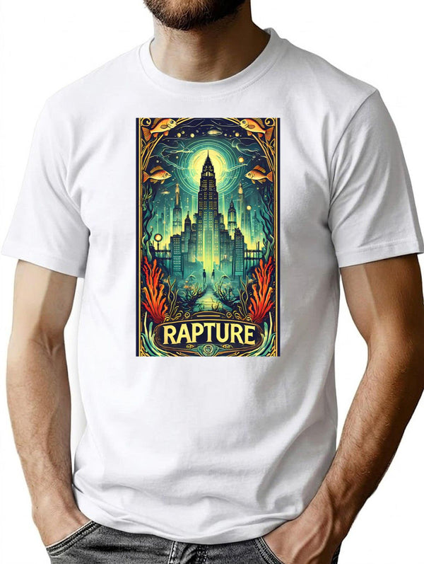 Rapture T-Shirt for Men & Women, T-Shirts Graphic Tee - White