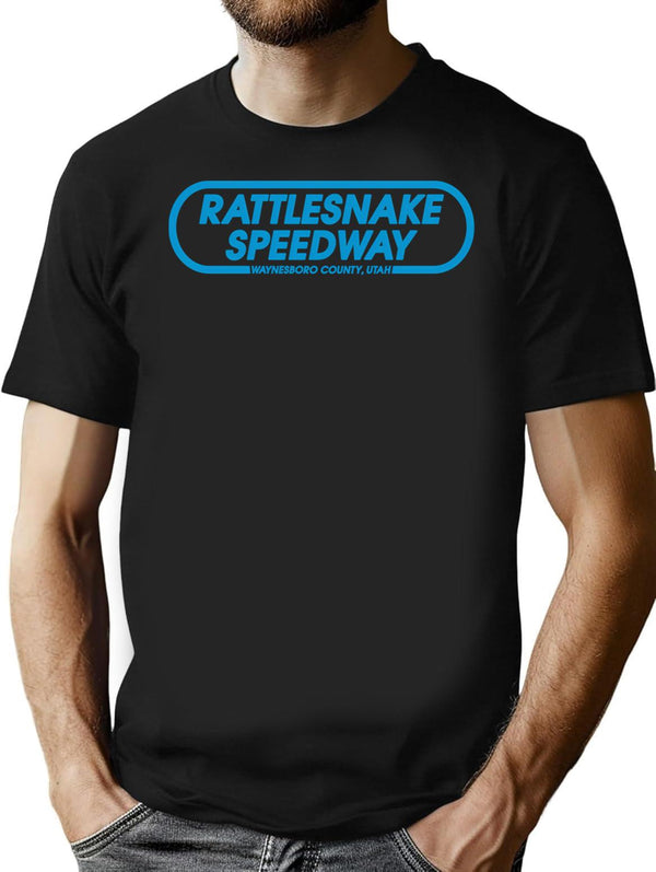 Rattlesnake Speedway - Inspired By 'The Promised Land' (Unofficial) T-Shirt for Men & Women, T-Shirts Graphic Tee - Black