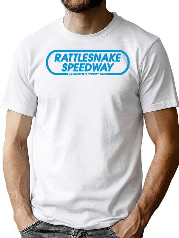 Rattlesnake Speedway - Inspired By 'The Promised Land' (Unofficial) T-Shirt for Men & Women, T-Shirts Graphic Tee - White