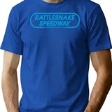 Rattlesnake Speedway - Inspired By 'The Promised Land' (Unofficial) T-Shirt for Men & Women, T-Shirts Graphic Tee - Blue