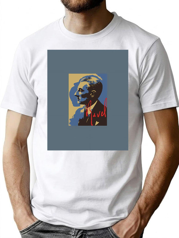 Ravel T-Shirt for Men & Women, T-Shirts Graphic Tee - White
