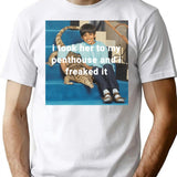 Ravi I Took Her To My Penthouse And I Freaked It T-Shirt for Men & Women, T-Shirts Graphic Tee - White