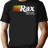 Rax Restaurants T-Shirt for Men & Women, T-Shirts Graphic Tee - Black
