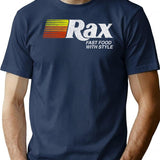 Rax Restaurants T-Shirt for Men & Women, T-Shirts Graphic Tee - Navy